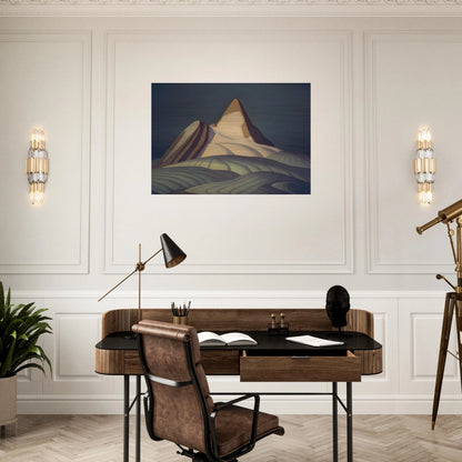Isolation Peak, Rocky Mountains - 1930 - Lawren Harris Brushed Aluminum Print - 70x100 cm / 28x40 inches | Lawren Harris Aluminum Print | Lawren Harris Prints