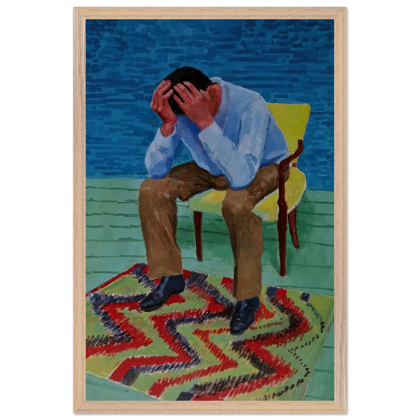 David Hockney - David Hockney Wall art - A1 (59.4 x 84.1  cm) - Fine Art Poster - -