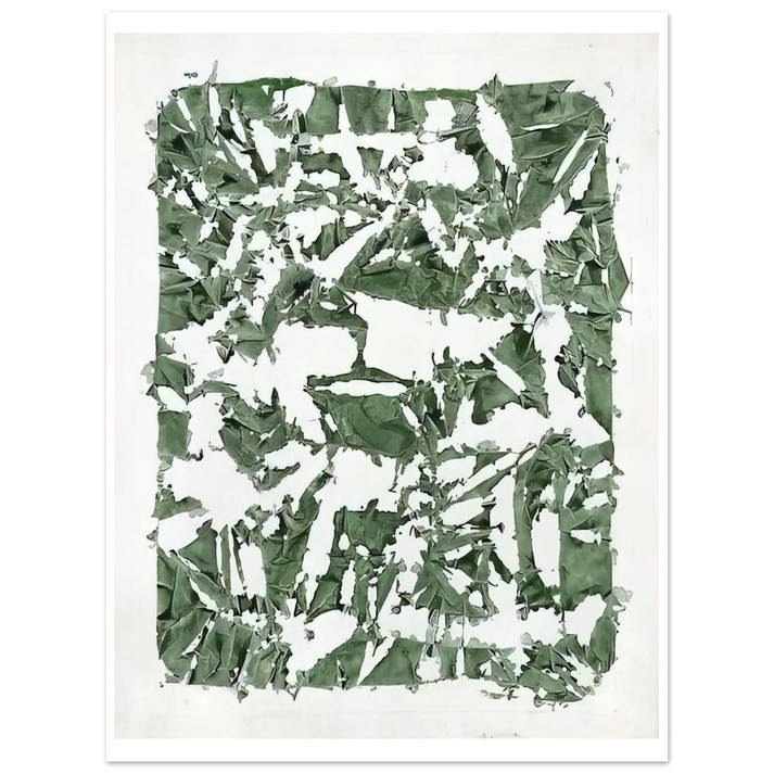Simon Hantai - Tabula - 1980  75x100 cm / 30x40inches Fine Art Poster