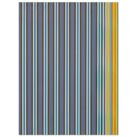 Gene Davis - Jack-in-the-Box - 1969  75x100 cm / 30x40inches Fine Art Poster