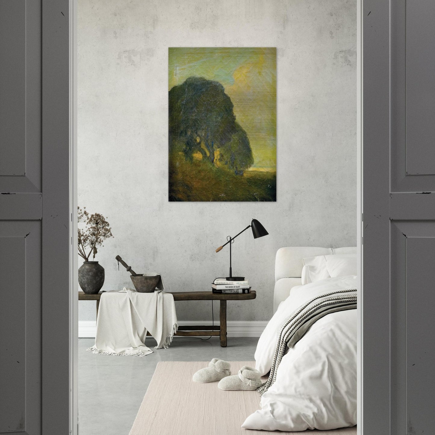 Landscape - Tonalism - Xavier Martinez Brushed Aluminum Print - 70x100 cm / 28x40 inches | Xavier Martinez Aluminum Print | Xavier Martinez Prints
