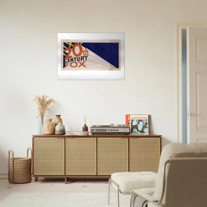 TRADEMARK 7 1962 - Edward Ruscha Brushed Aluminum Print - 70x100 cm / 28x40 inches | Edward Ruscha Aluminum Print | Edward Ruscha Prints