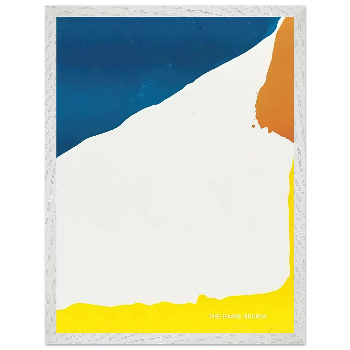 Helen Frankenthaler - Paris Review - 1966 Wall art - A2 (42 x 59.4  cm) - Premium Wooden Framed Poster With Fine Art Paper - Black frame