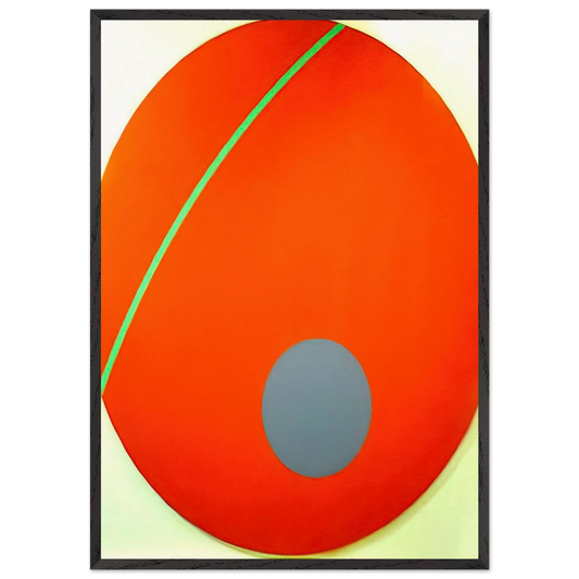 Air - 1962 - Alexander Liberman 70x100 cm / 28x40 inches Framed Art Print – Black Wooden Frame