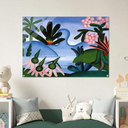 The Lake - Tarsila do Amaral Acrylic Print - 70x100 cm / 28x40″ inches