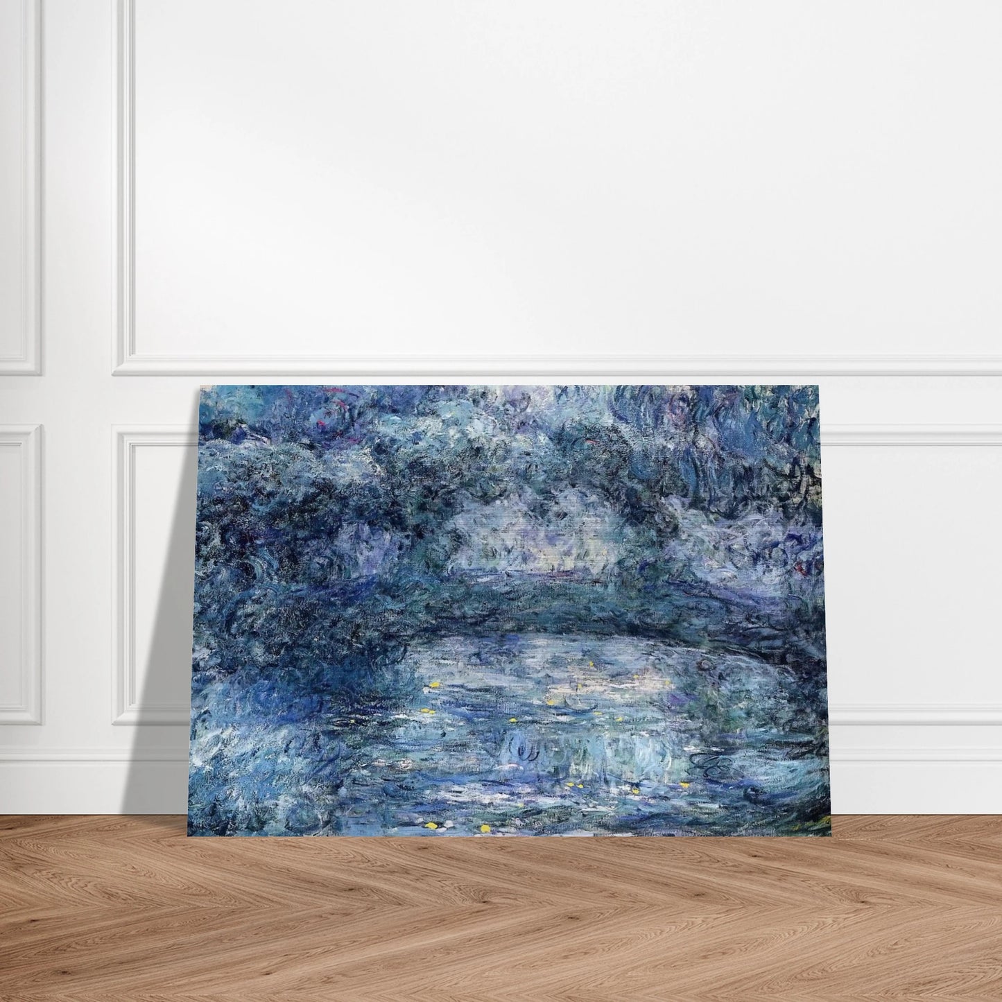 The Japanese Bridge 3 - claude monet Brushed Aluminum Print - 70x100 cm / 28x40 inches | claude monet Aluminum Print | claude monet Prints