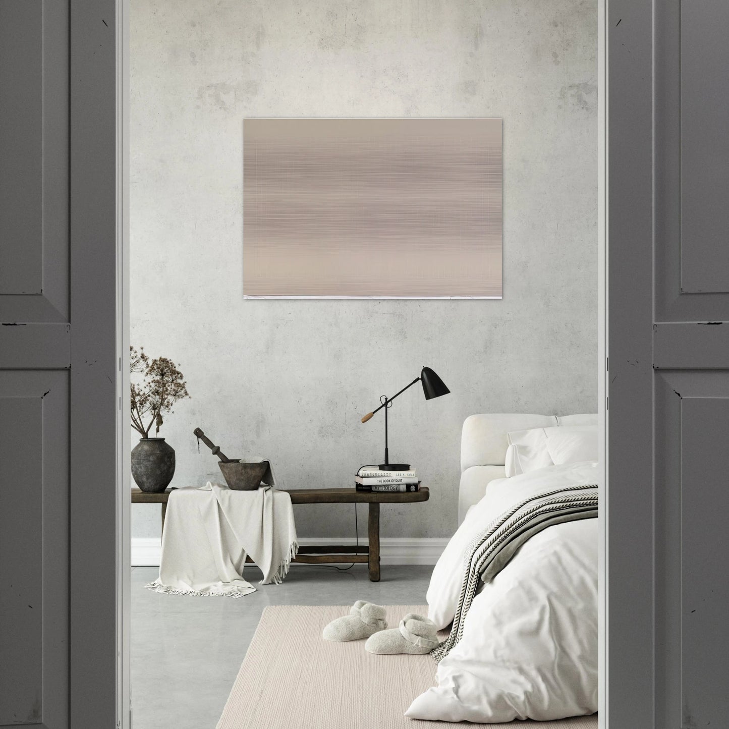 Untitled - 1972 - Gene Davis Brushed Aluminum Print - 70x100 cm / 28x40 inches | Gene Davis Aluminum Print | Gene Davis Prints