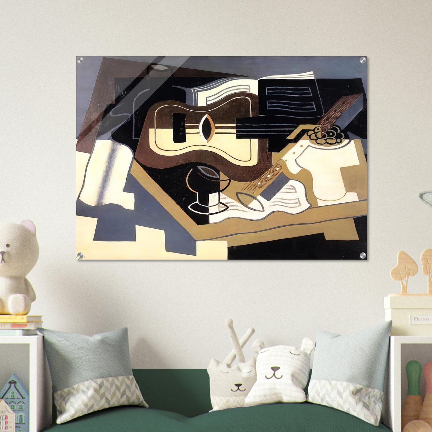 GUITAR AND CLARINET 1920 - Juan Gris Acrylic Print - 70x100 cm / 28x40″ inches