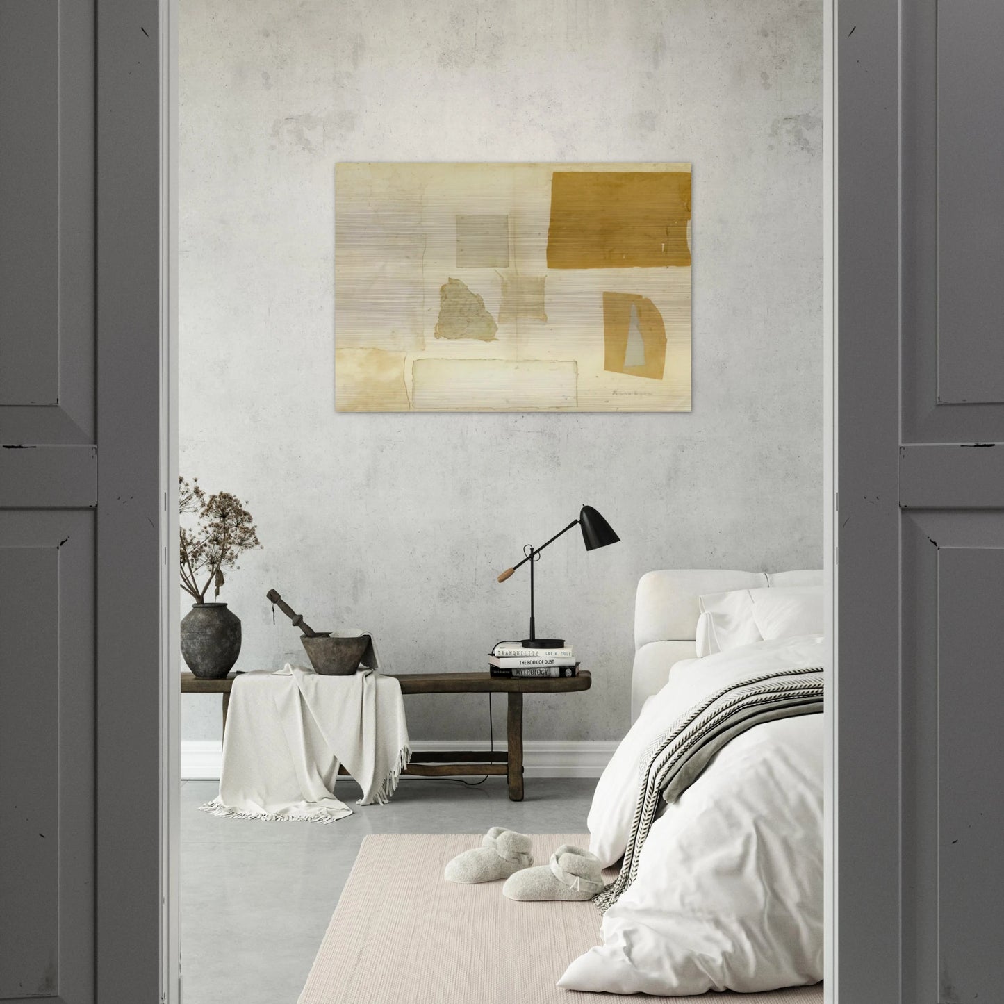Gray Collage - 1953 - Anne Ryan Brushed Aluminum Print - 70x100 cm / 28x40 inches | Anne Ryan Aluminum Print | Anne Ryan Prints