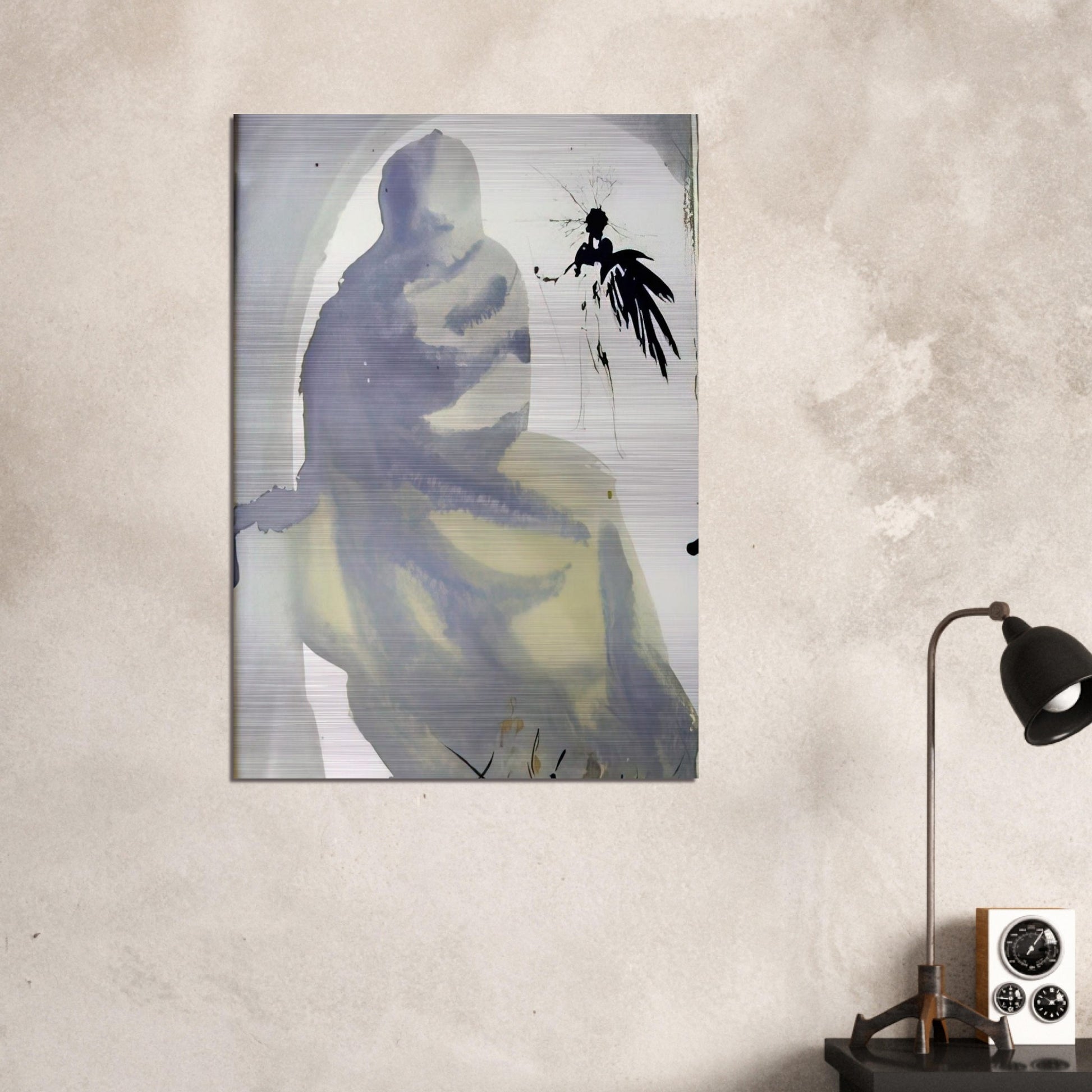 SEDUXISTI ME DOMINE 1967 - Salvador Dali Brushed Aluminum Print - 70x100 cm / 28x40 inches | Salvador Dali Aluminum Print | Salvador Dali Prints