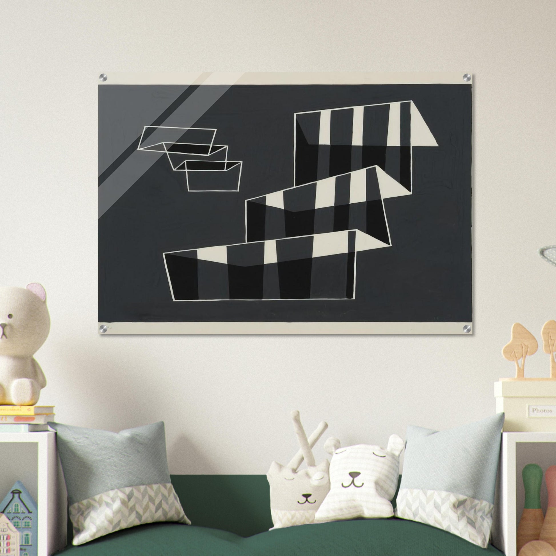 STEPS 1932 - Josef Albers Acrylic Print - 70x100 cm / 28x40″ inches