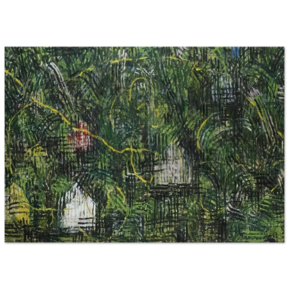 Bee - 1999 - Jennifer Bartlett Brushed Aluminum Print - 70x100 cm / 28x40 inches | Jennifer Bartlett Aluminum Print | Jennifer Bartlett Prints