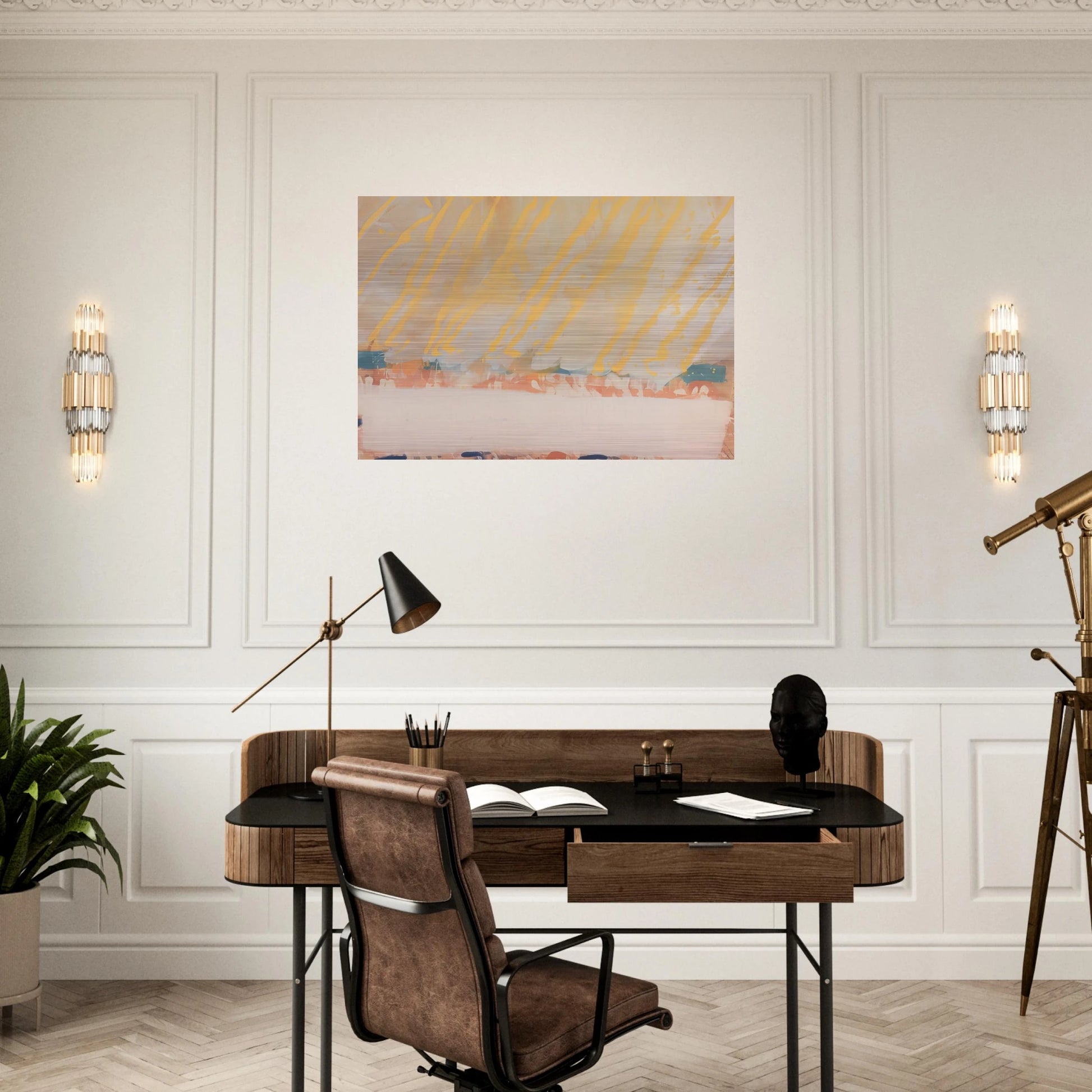 Paradise - 1979 - Albert Irvin Brushed Aluminum Print - 70x100 cm / 28x40 inches | Albert Irvin Aluminum Print | Albert Irvin Prints