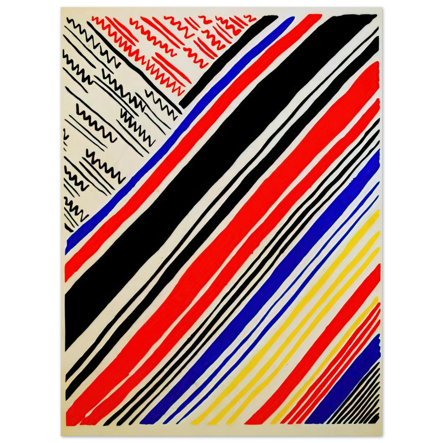 Sonia Delaunay - COMPOSITION 11  75x100 cm / 30x40inches Fine Art Poster