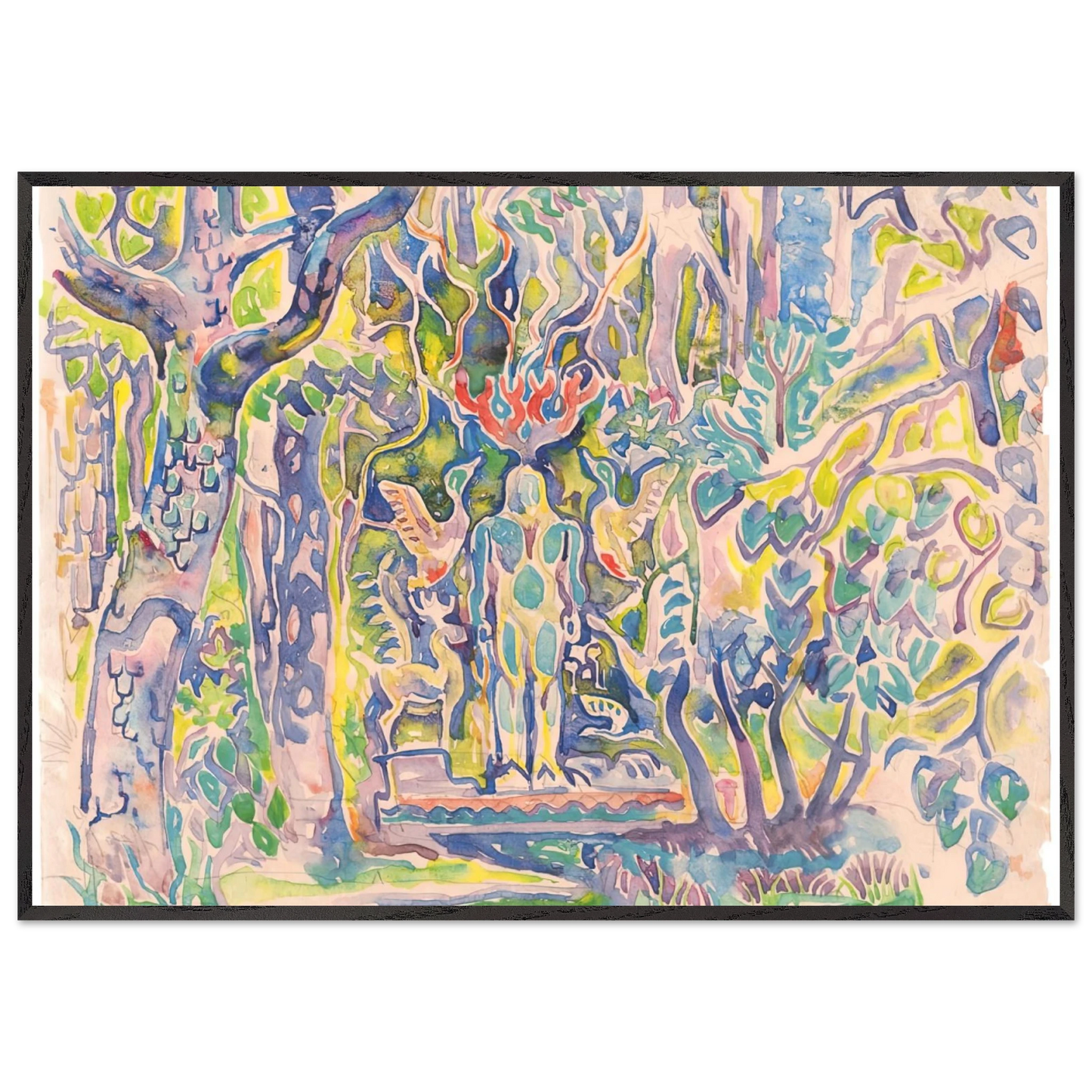 Walter Inglis Anderson - Walter Anderson Wall art - A3 (29.7 x 42  cm) - Premium Wooden Framed Poster With Fine Art Paper-canvas - White frame