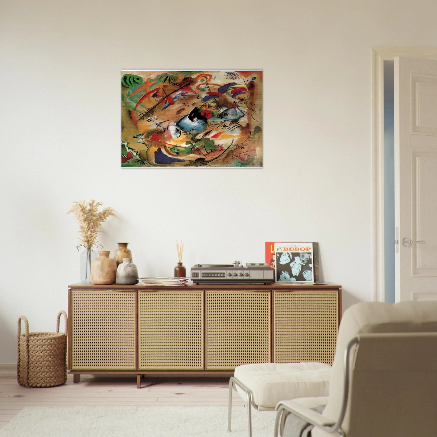 IMPROVISATION DREAMY 1913 - Wassily Kandinsky Brushed Aluminum Print - 70x100 cm / 28x40 inches | Wassily Kandinsky Aluminum Print | Wassily Kandinsky Prints