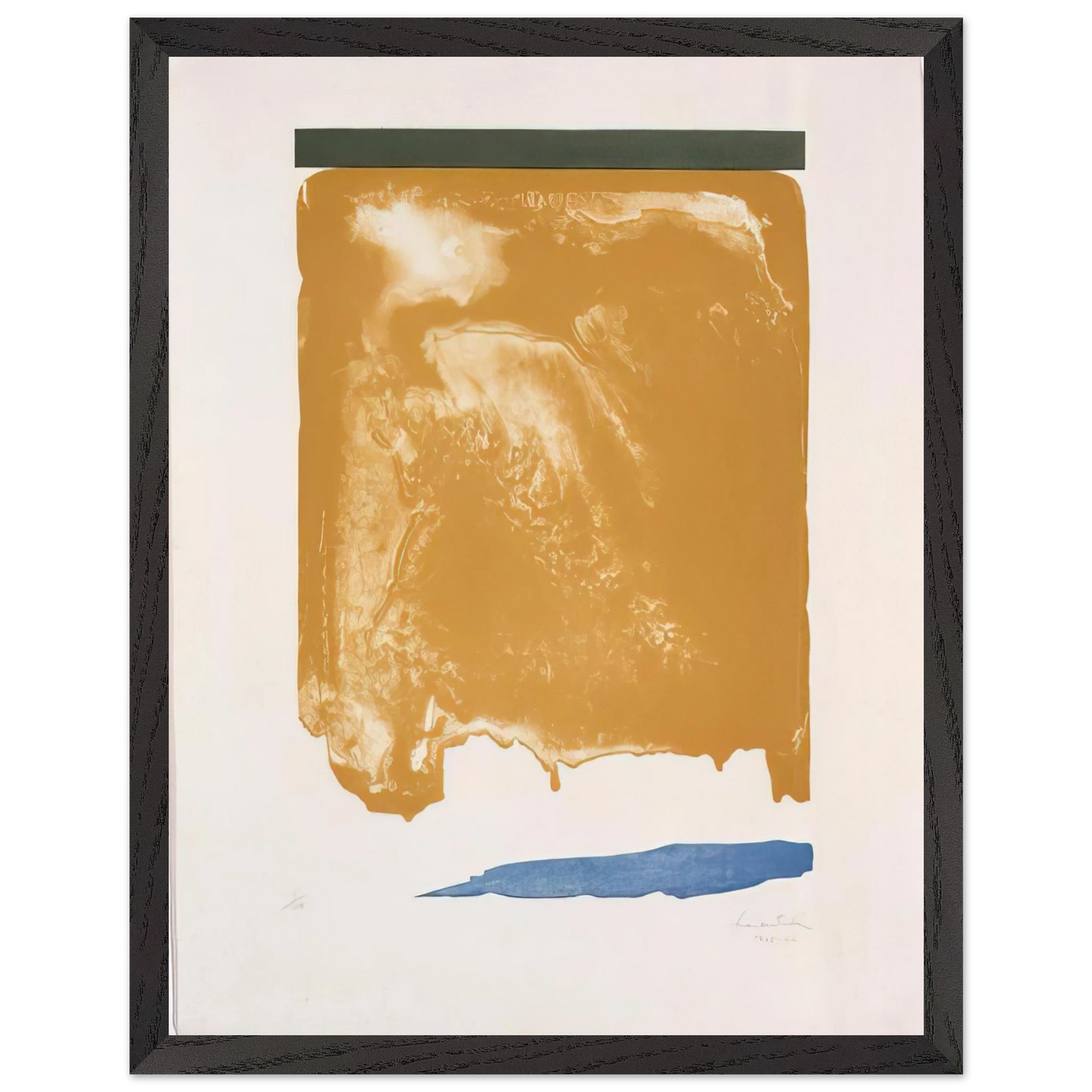 Helen Frankenthaler - Persian Garden - 1966 Wall art - A1 (59.4 x 84.1  cm) - Fine Art Poster-canvas - -
