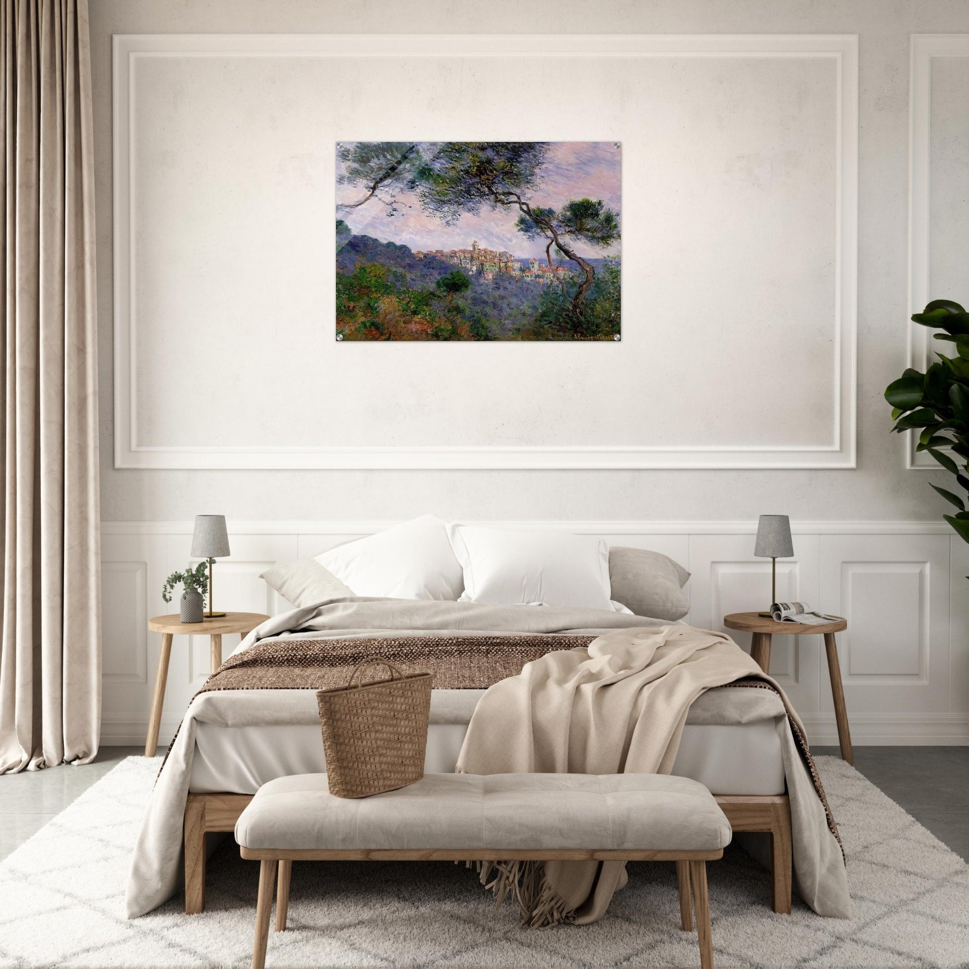 Bordighera, Italy - claude monet Acrylic Print - 70x100 cm / 28x40″ inches