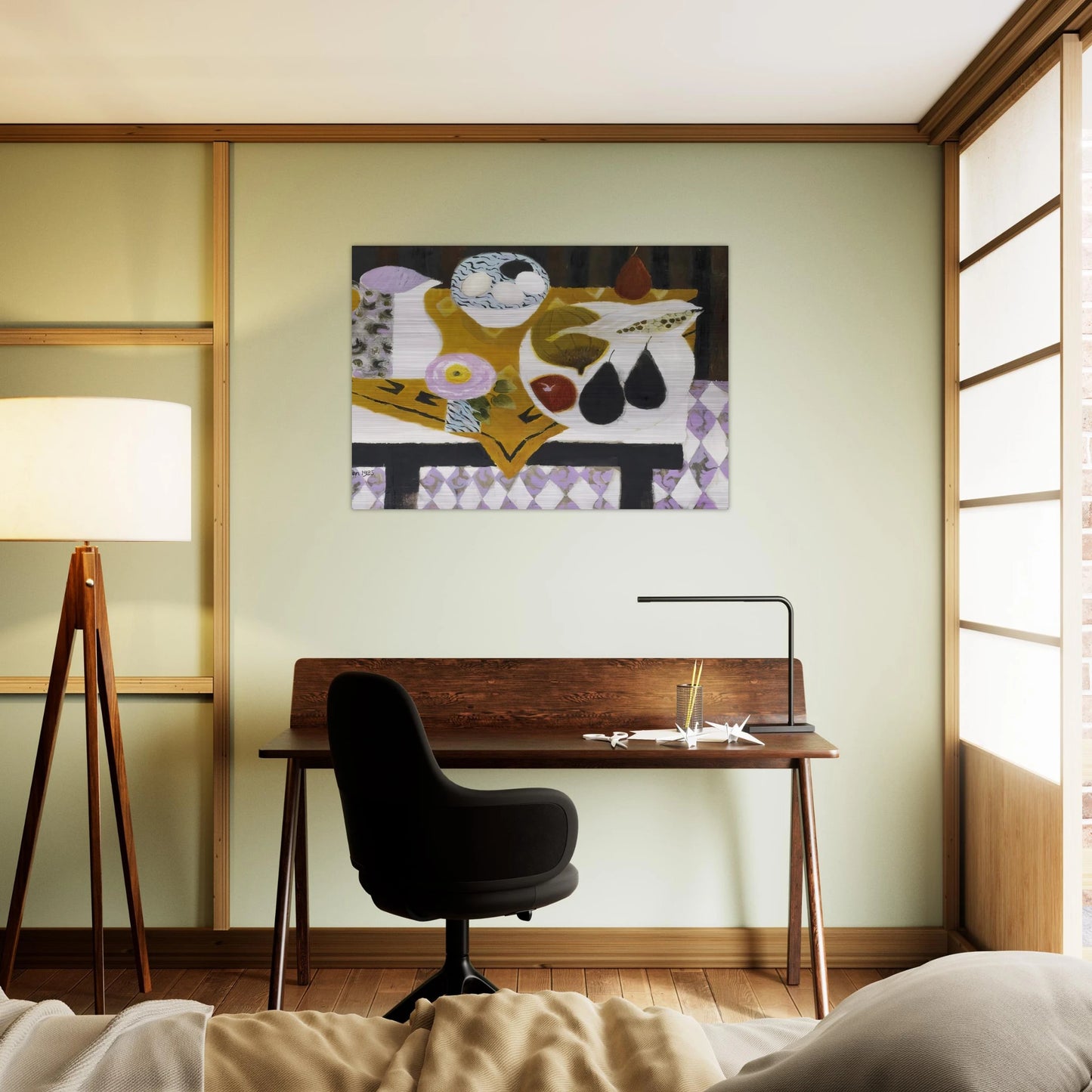 Bowl of Eggs - 1985 - Mary Fedden Brushed Aluminum Print - 70x100 cm / 28x40 inches | Mary Fedden Aluminum Print | Mary Fedden Prints