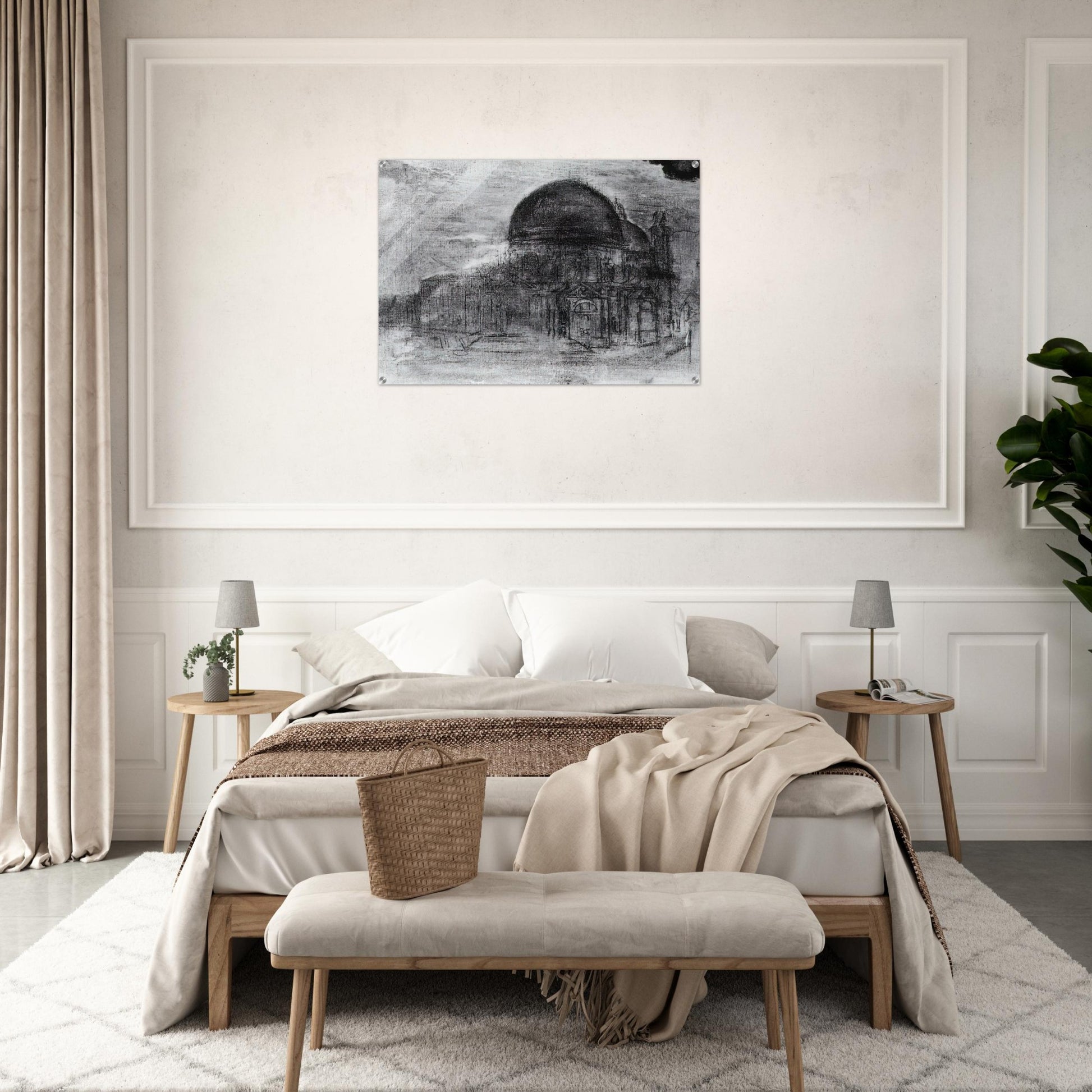 CATHEDRAL UNFINISHED - Salvador Dali Acrylic Print - 70x100 cm / 28x40″ inches | Salvador Dali Wall Art | Salvador Dali Prints