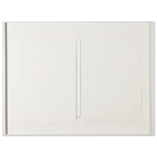 Fred Sandback - Untitled - 1975  75x100 cm / 30x40inches Fine Art Poster