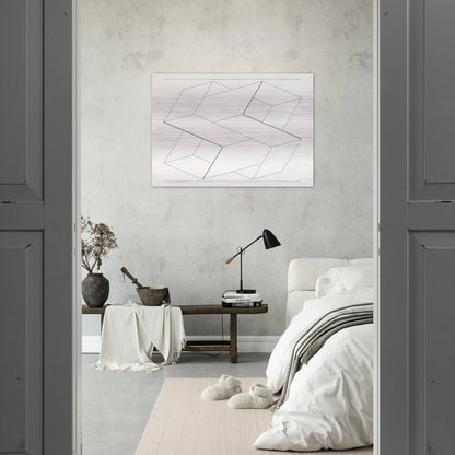 STRUCTURAL CONSTELLATION 1962 - Josef Albers Brushed Aluminum Print - 70x100 cm / 28x40 inches | Josef Albers Aluminum Print | Josef Albers Prints