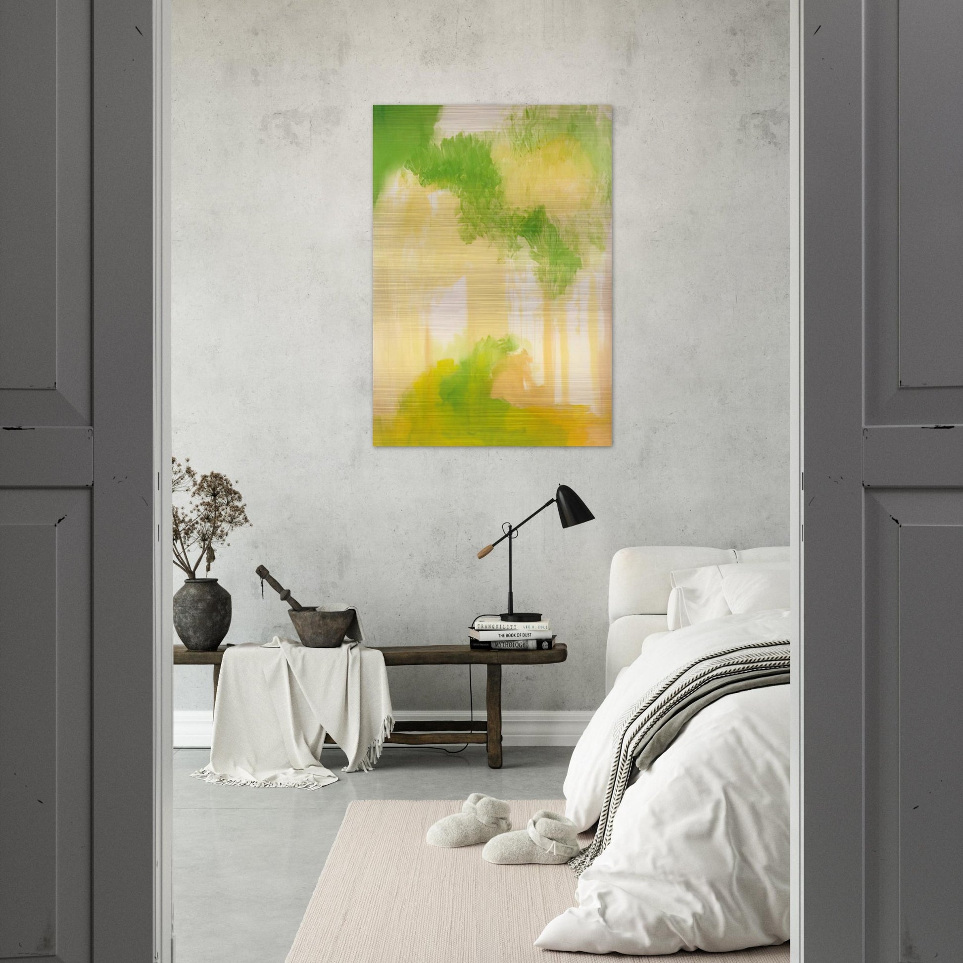 UNTITLED 2000 - Esteban Vicente Brushed Aluminum Print - 70x100 cm / 28x40 inches | Esteban Vicente Aluminum Print | Esteban Vicente Prints