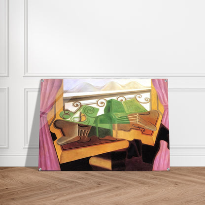 OPEN WINDOW WITH HILLS 1923 - Juan Gris Acrylic Print - 70x100 cm / 28x40″ inches