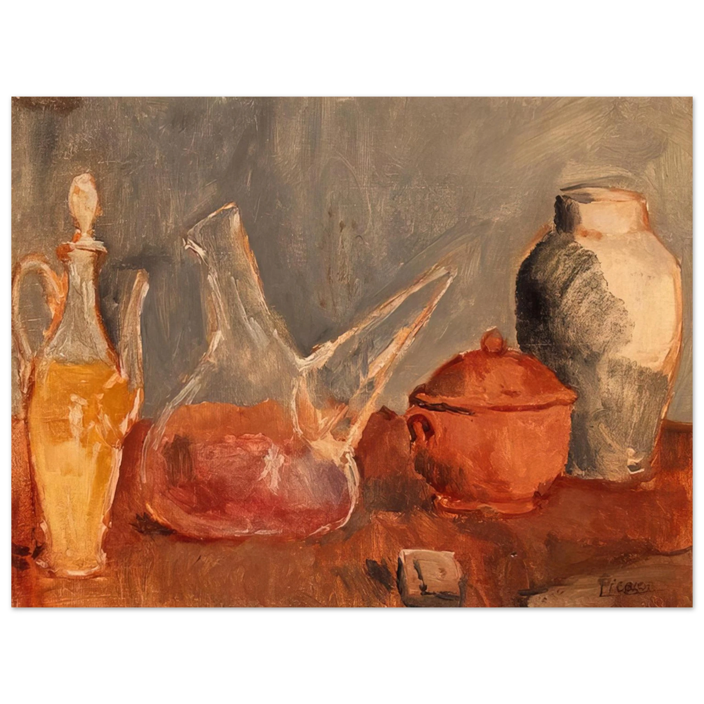 Pablo Picasso - Still life with vases  75x100 cm / 30x40inches Fine Art Poster
