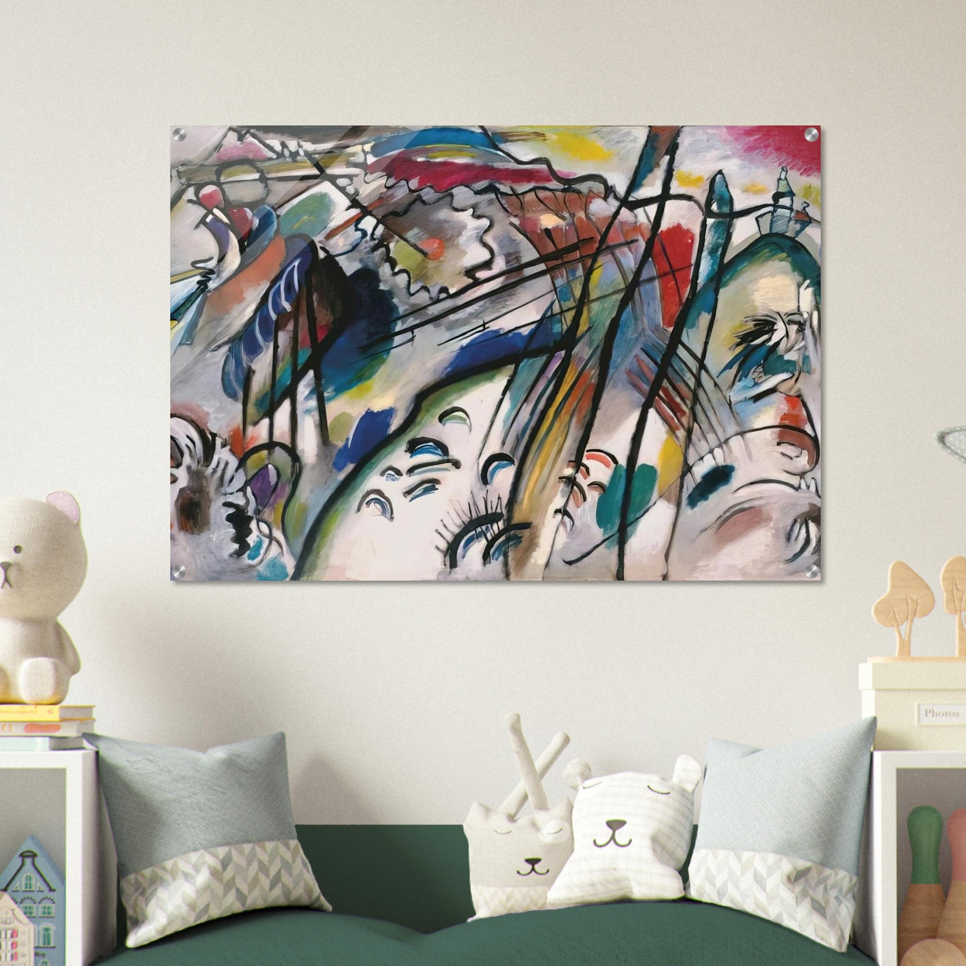 IMPROVISATION 28 SECOND VERSION 1912 - Wassily Kandinsky Acrylic Print - 70x100 cm / 28x40″ inches