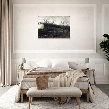 EVENING AT KUERNERS - Andrew Wyeth Acrylic Print - 70x100 cm / 28x40″ inches