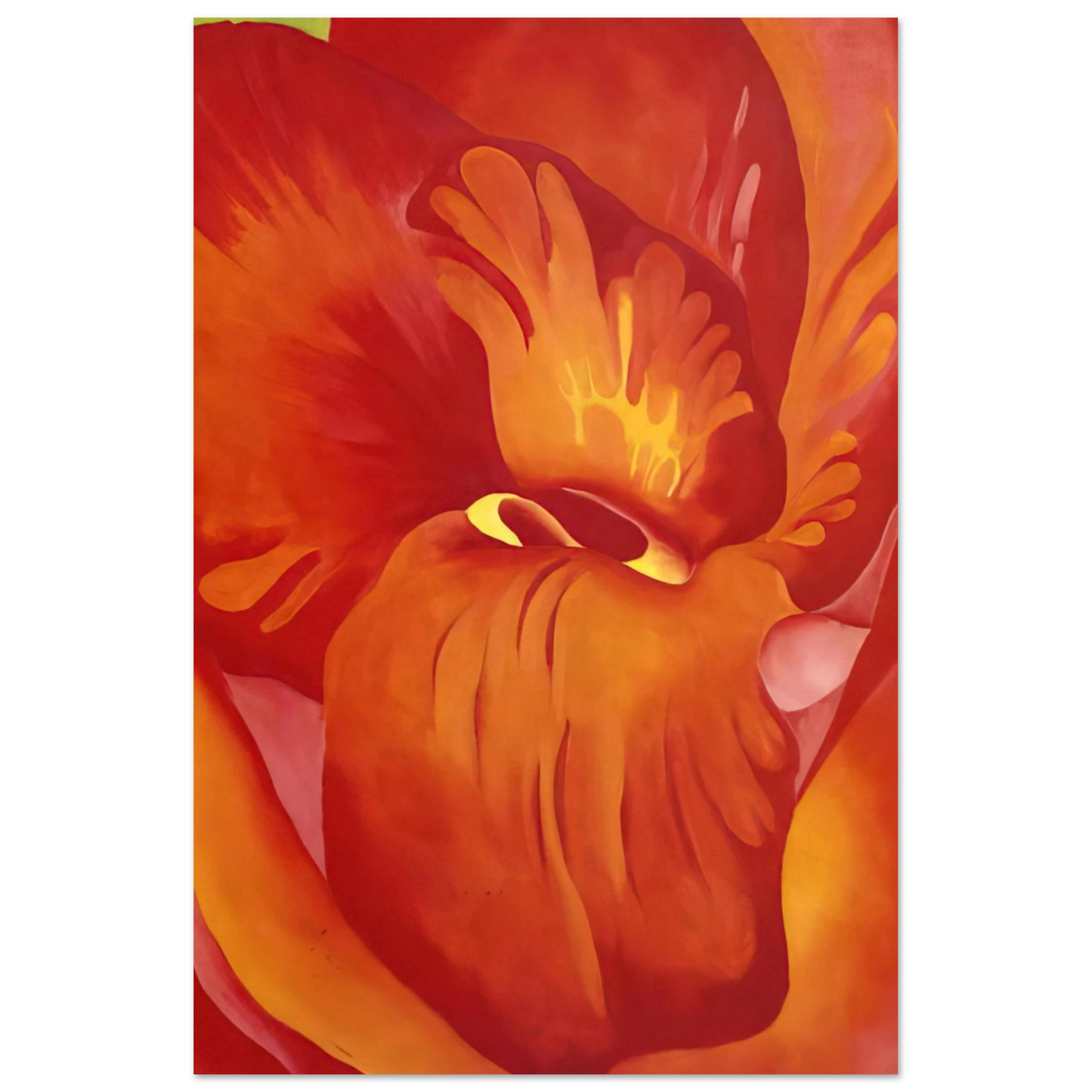 Georgia O'Keeffe - Canna Red and Orange Fine Art Poster