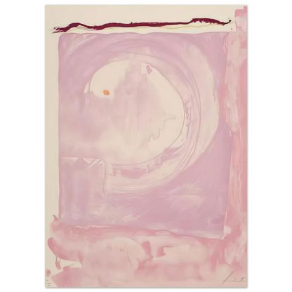 Helen Frankenthaler - Reflections IX - 1995 Wall art - 30x40 cm / 12x16 inches - Premium Wooden Framed Poster With Fine Art Paper - Black frame
