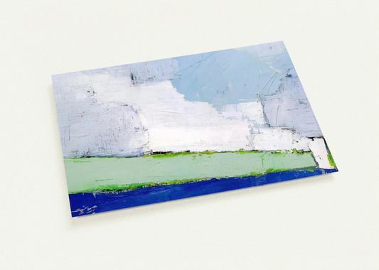 Paysage de Vaucluse No. 3 - 1953 By Nicolas de Stael Pack of 10 Post Cards | Nicolas de Stael Post Cards | A6 (10.5 x 14.8 cm) - 4.1 x 5.8 inches