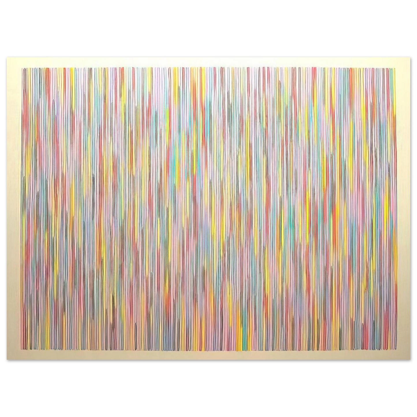 Gene Davis - Fox Gate - 1982  75x100 cm / 30x40inches Fine Art Poster