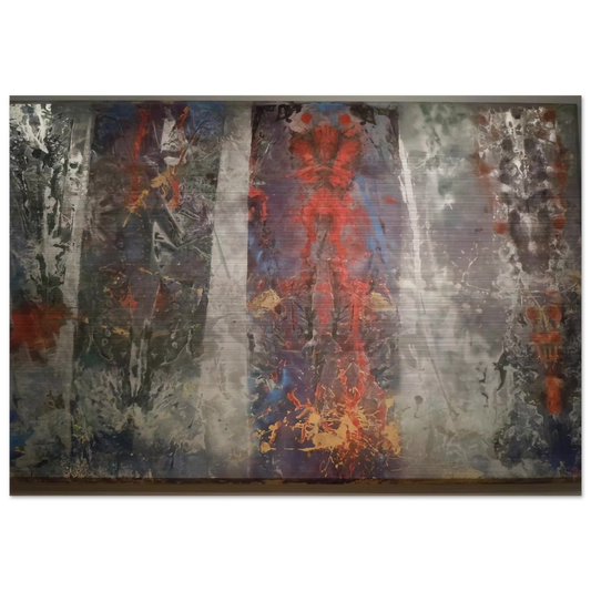 Restore - Sam Gilliam Brushed Aluminum Print - 70x100 cm / 28x40 inches | Sam Gilliam Aluminum Print | Sam Gilliam Prints