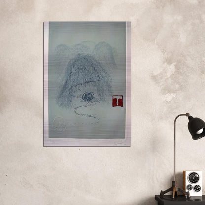 APARICIONS 3 1982 - Antoni Tapies Brushed Aluminum Print - 70x100 cm / 28x40 inches | Antoni Tapies Aluminum Print | Antoni Tapies Prints