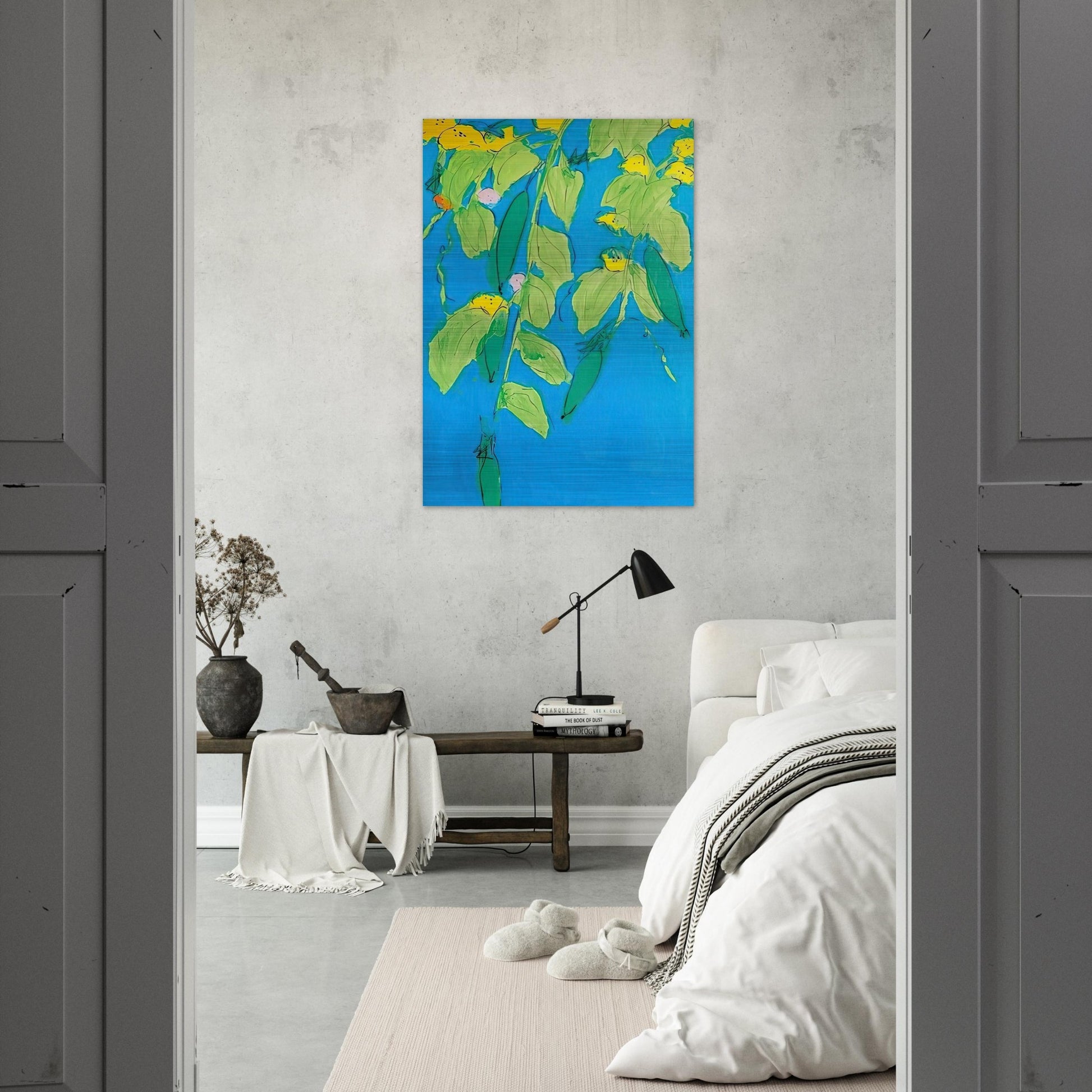 Summer Days - 2008 - Walasse Ting Brushed Aluminum Print - 70x100 cm / 28x40 inches | Walasse Ting Aluminum Print | Walasse Ting Prints