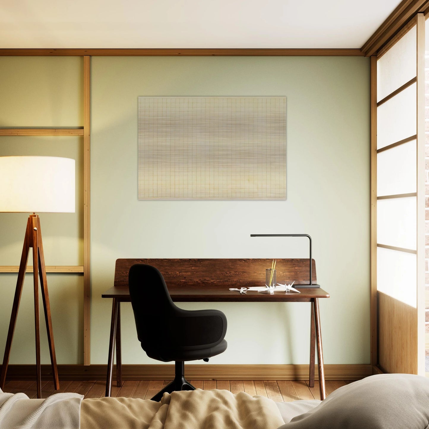 The Harvest - Agnes Martin Brushed Aluminum Print - 70x100 cm / 28x40 inches | Agnes Martin Aluminum Print | Agnes Martin Prints