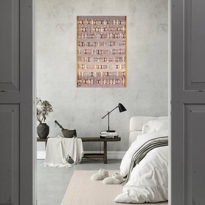 VARIATION ON A THEME 1958 - Anni Albers Brushed Aluminum Print - 70x100 cm / 28x40 inches | Anni Albers Aluminum Print | Anni Albers Prints