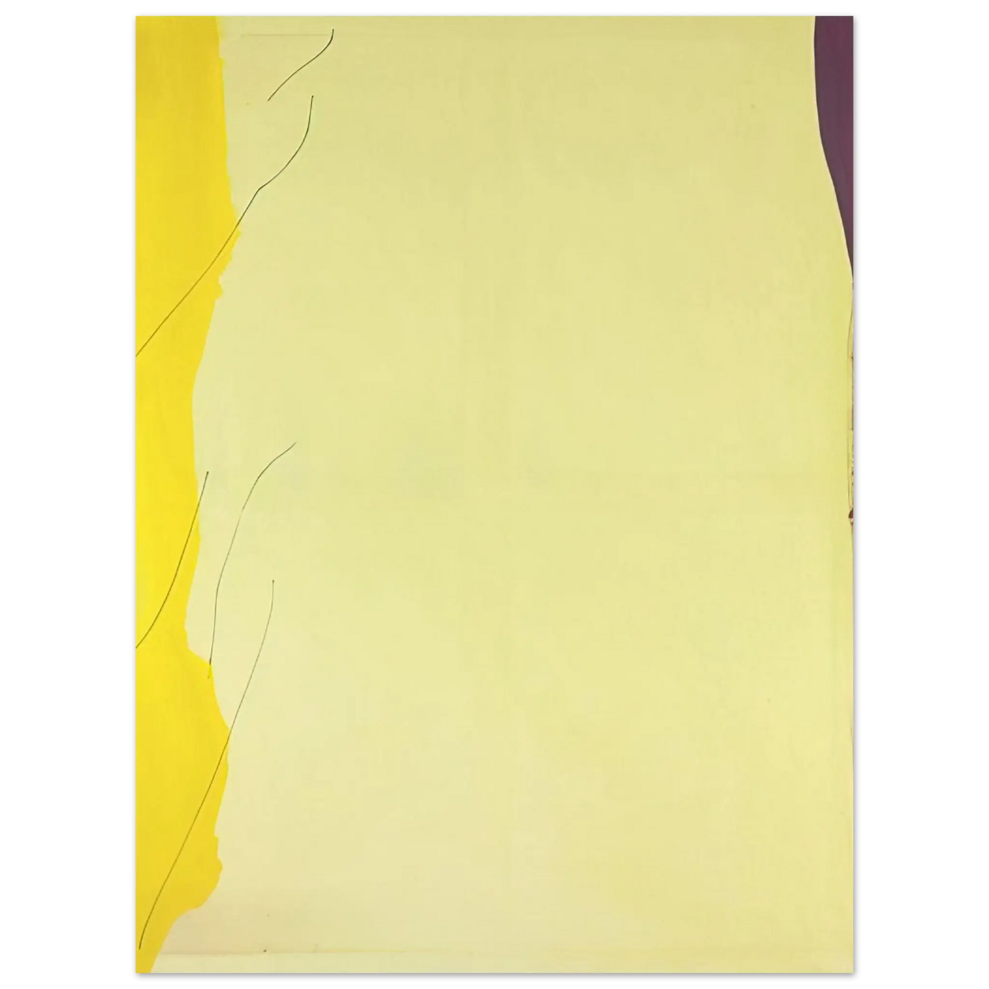 Helen Frankenthaler - Distillation - 1973 Wall art - 28x43  cm / XL (11x17 Inches) - Fine Art Poster - -