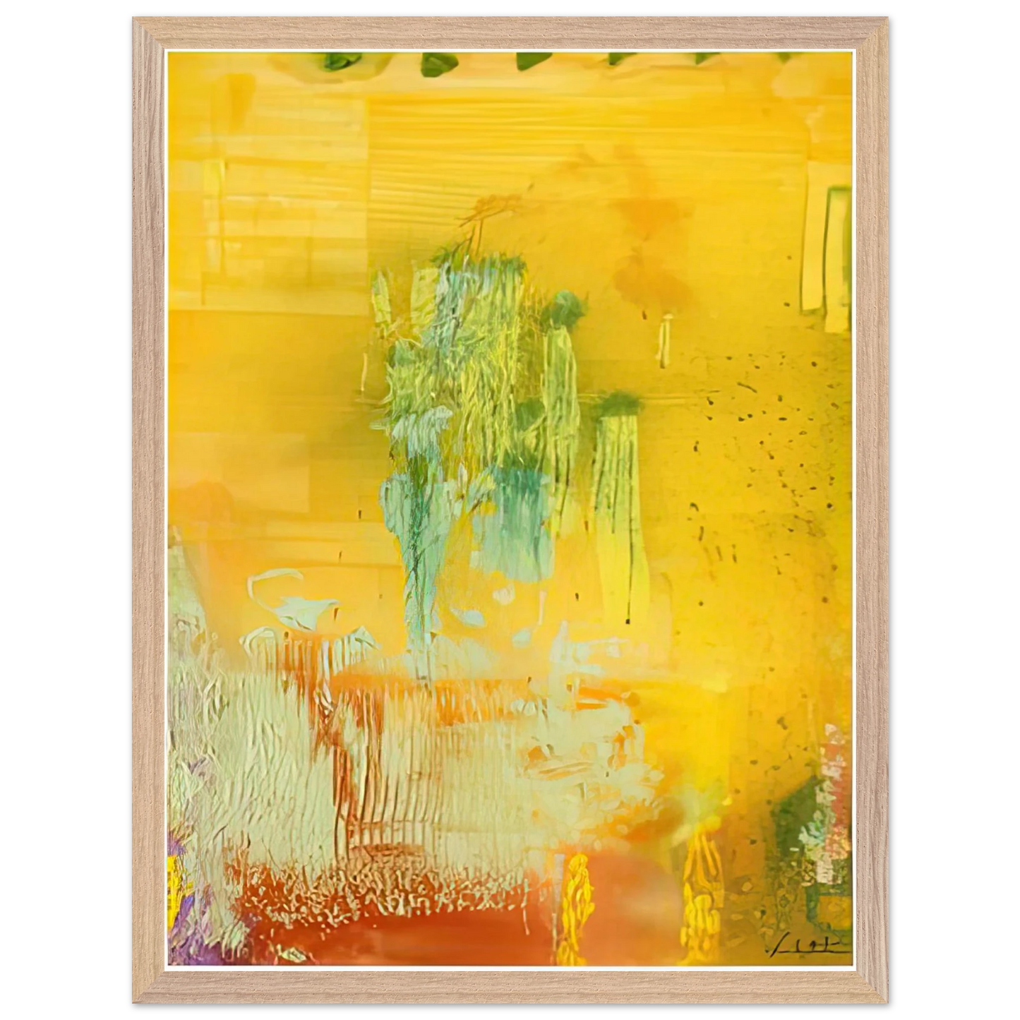 Helen Frankenthaler - Aspens, 1991- Wall Art - 28x40 inches / 70x70 cm - Canvas (Imperial)-canvas - -