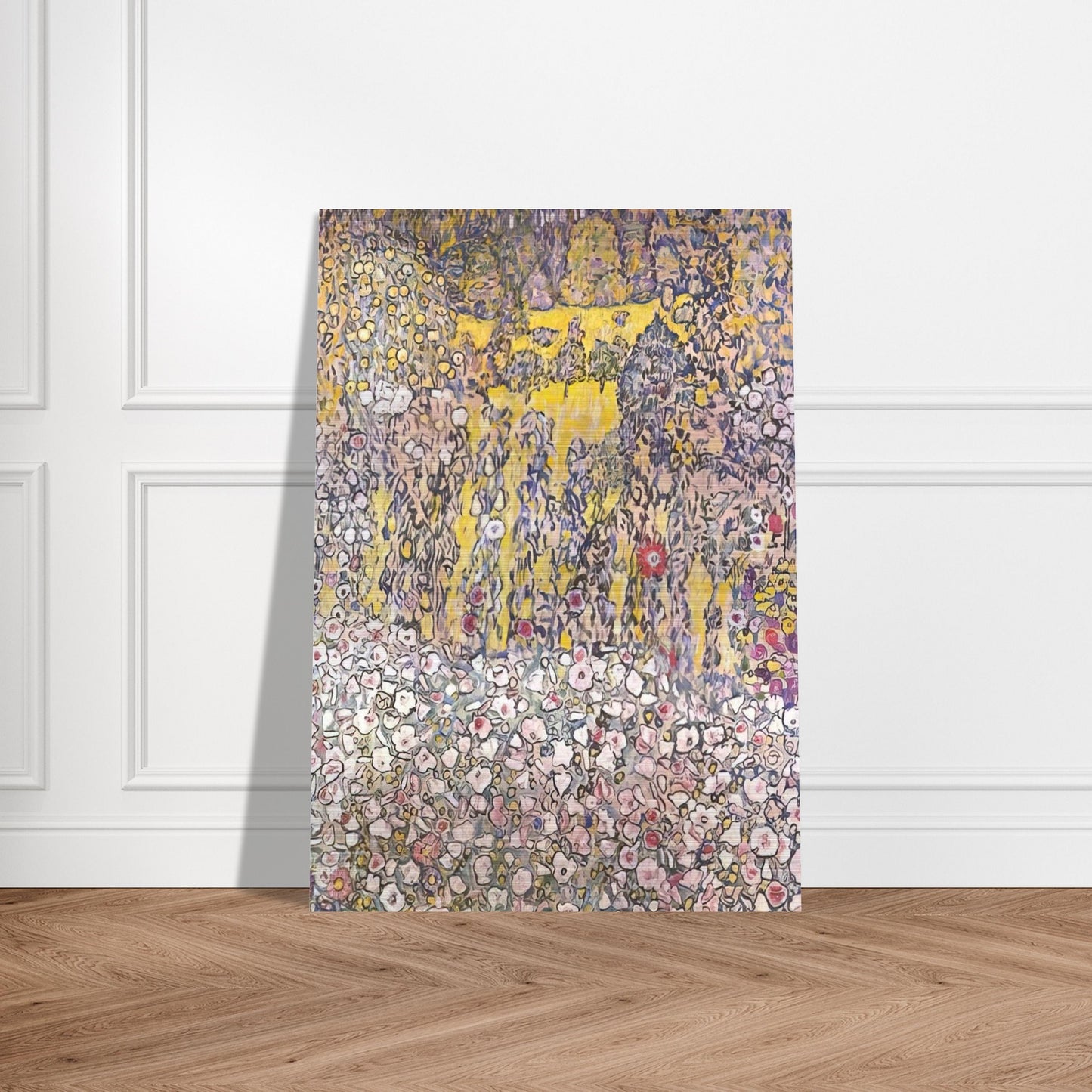 HORTICULTURAL LANDSCAPE WITH A HILLTOP - Gustav Klimt Brushed Aluminum Print - 70x100 cm / 28x40 inches | Gustav Klimt Aluminum Print | Gustav Klimt Prints