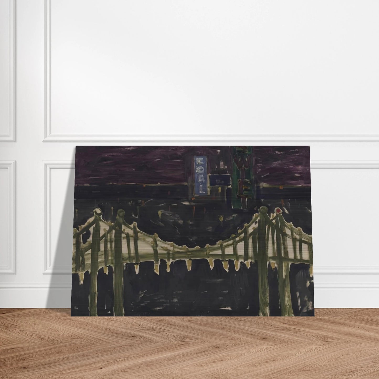 George Washington Bridge - Allan Kaprow Brushed Aluminum Print - 70x100 cm / 28x40 inches | Allan Kaprow Aluminum Print | Allan Kaprow Prints