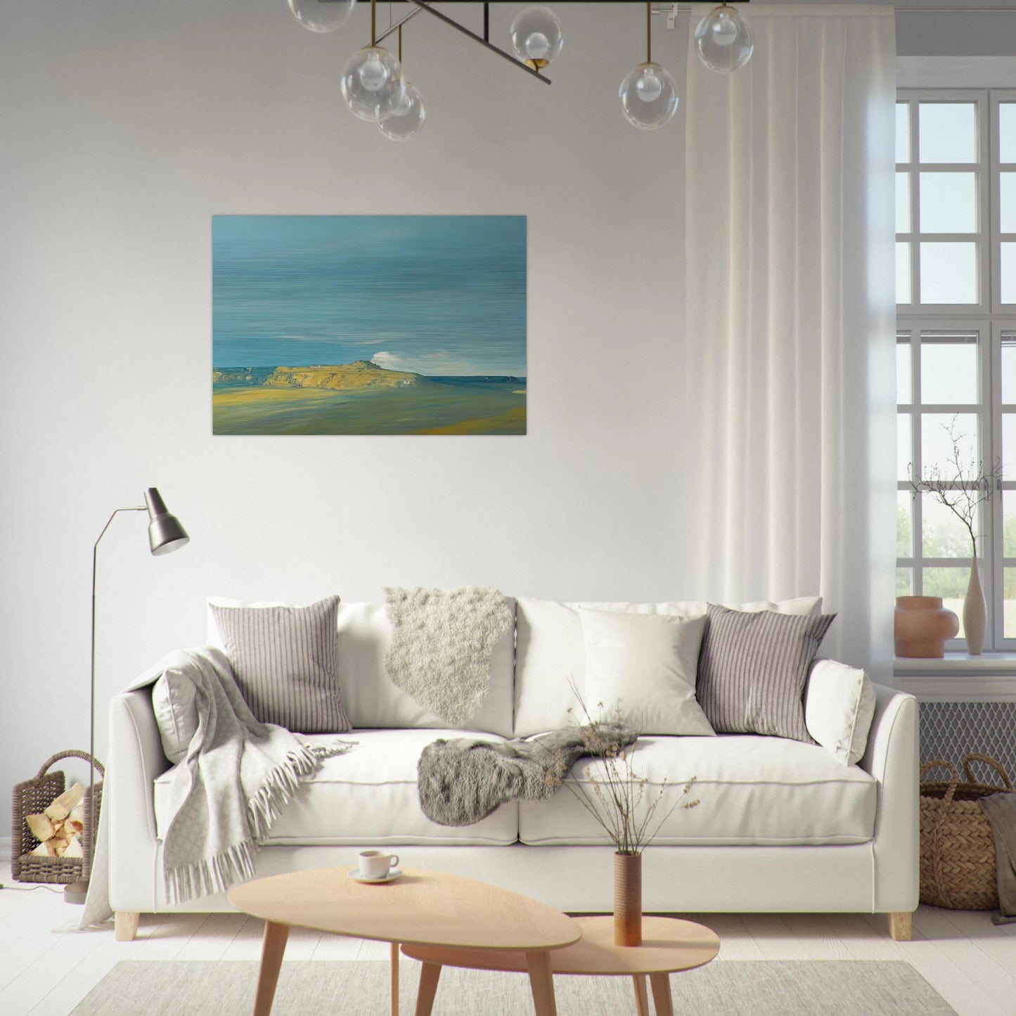 Oraibi, Hopi village, Arizona - Tonalism - Xavier Martinez Brushed Aluminum Print - 70x100 cm / 28x40 inches | Xavier Martinez Aluminum Print | Xavier Martinez Prints