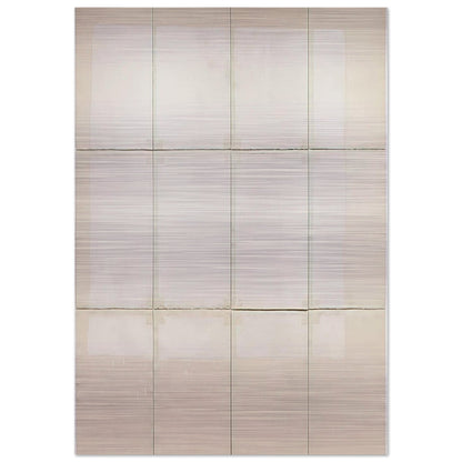 Classico 5 - Robert Ryman Brushed Aluminum Print - 70x100 cm / 28x40 inches | Robert Ryman Aluminum Print | Robert Ryman Prints
