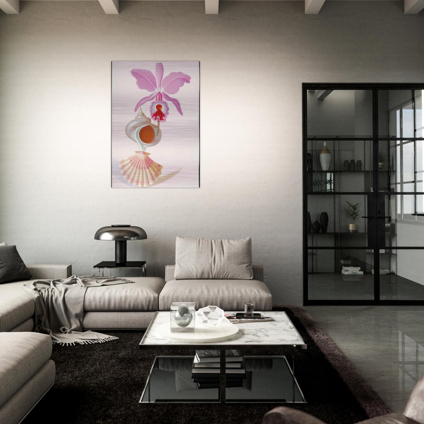 Naturaleza Viva - 1943 - Maruja Mallo Brushed Aluminum Print - 70x100 cm / 28x40 inches | Maruja Mallo Aluminum Print | Maruja Mallo Prints