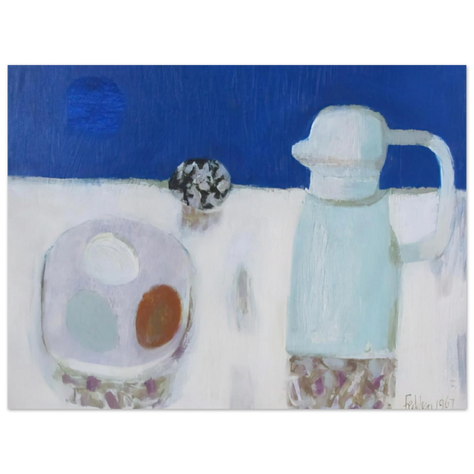 Mary Fedden - Jug and Four Eggs - 1967  75x100 cm / 30x40inches Fine Art Poster