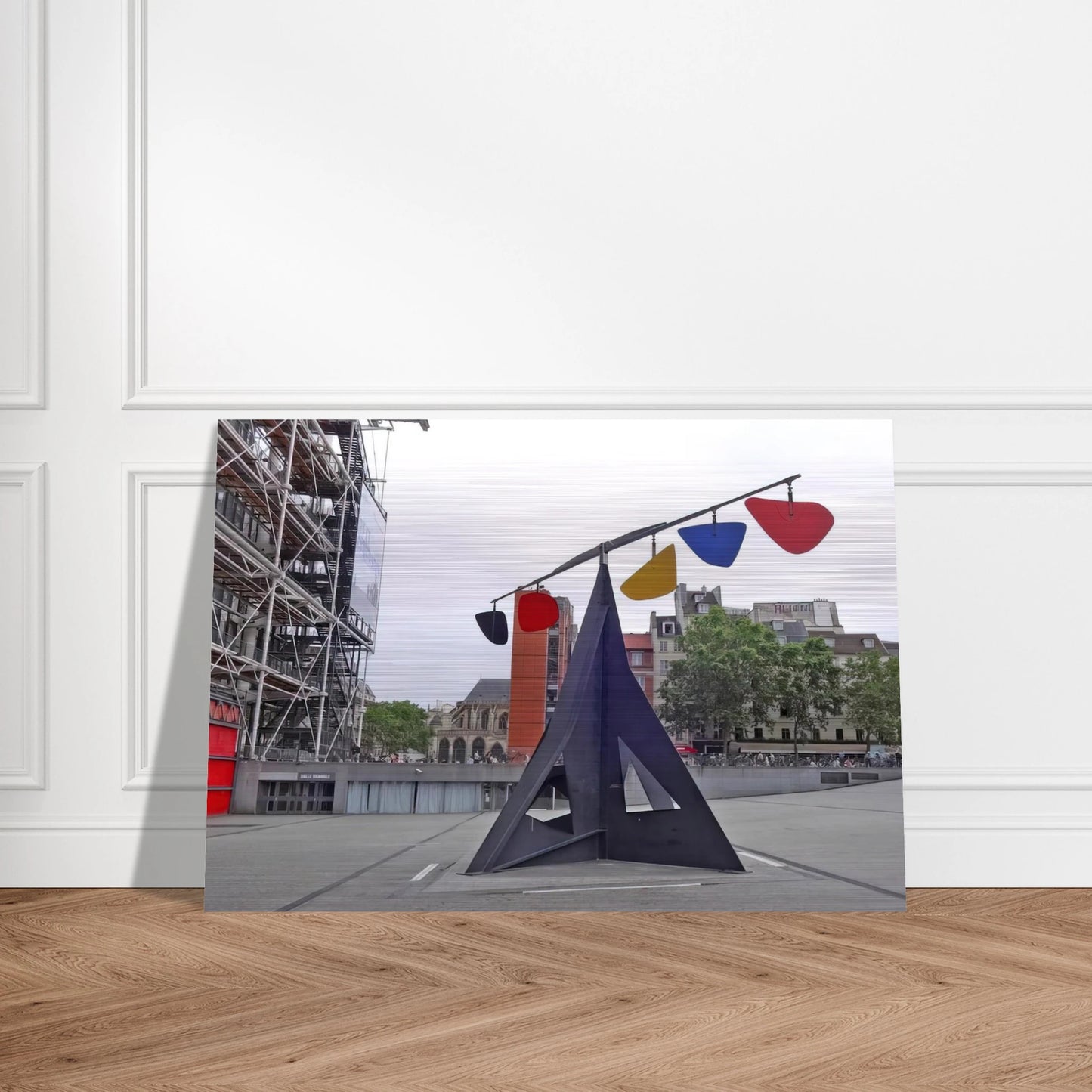 HORIZONTAL 1974 - Alexander Calder Brushed Aluminum Print - 70x100 cm / 28x40 inches | Alexander Calder Aluminum Print | Alexander Calder Prints