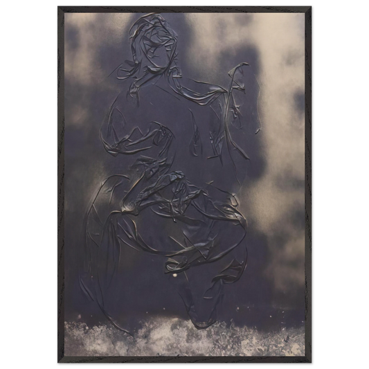 ARAB - Salvador Dali 70x100 cm / 28x40 inches Framed Art Print – Black Wooden Frame